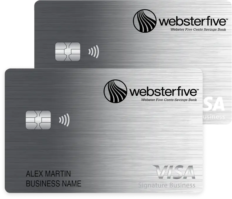 Business credit card Webster Five Massachusetts